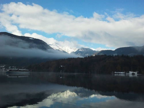 El bonito Lago Bohinj