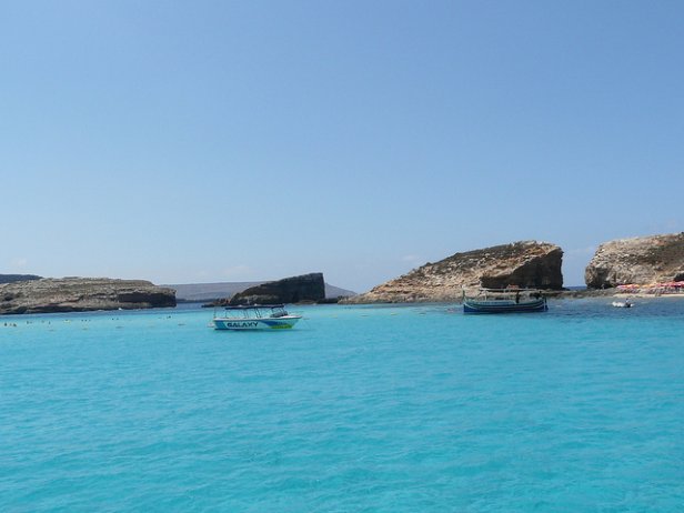/La espectacular Blue Lagoon, en Comino
