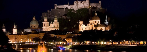 /Salzburgo de noche